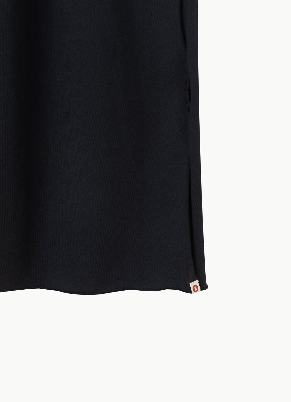 Hole wide pants_Black