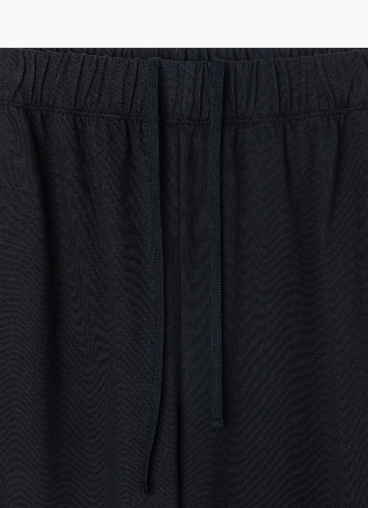 Hole wide pants_Black