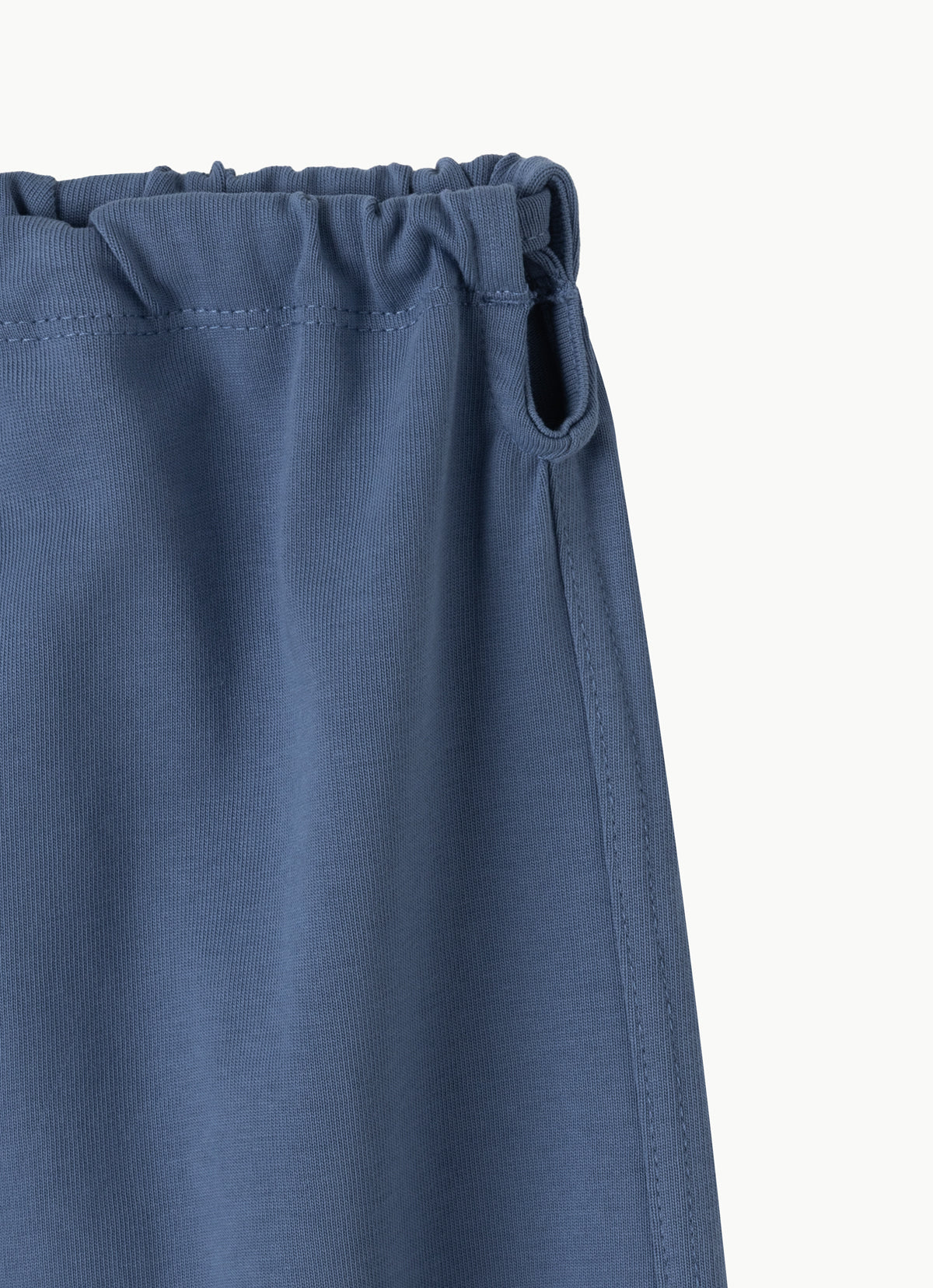 Tied straight pants_Blue Horizon