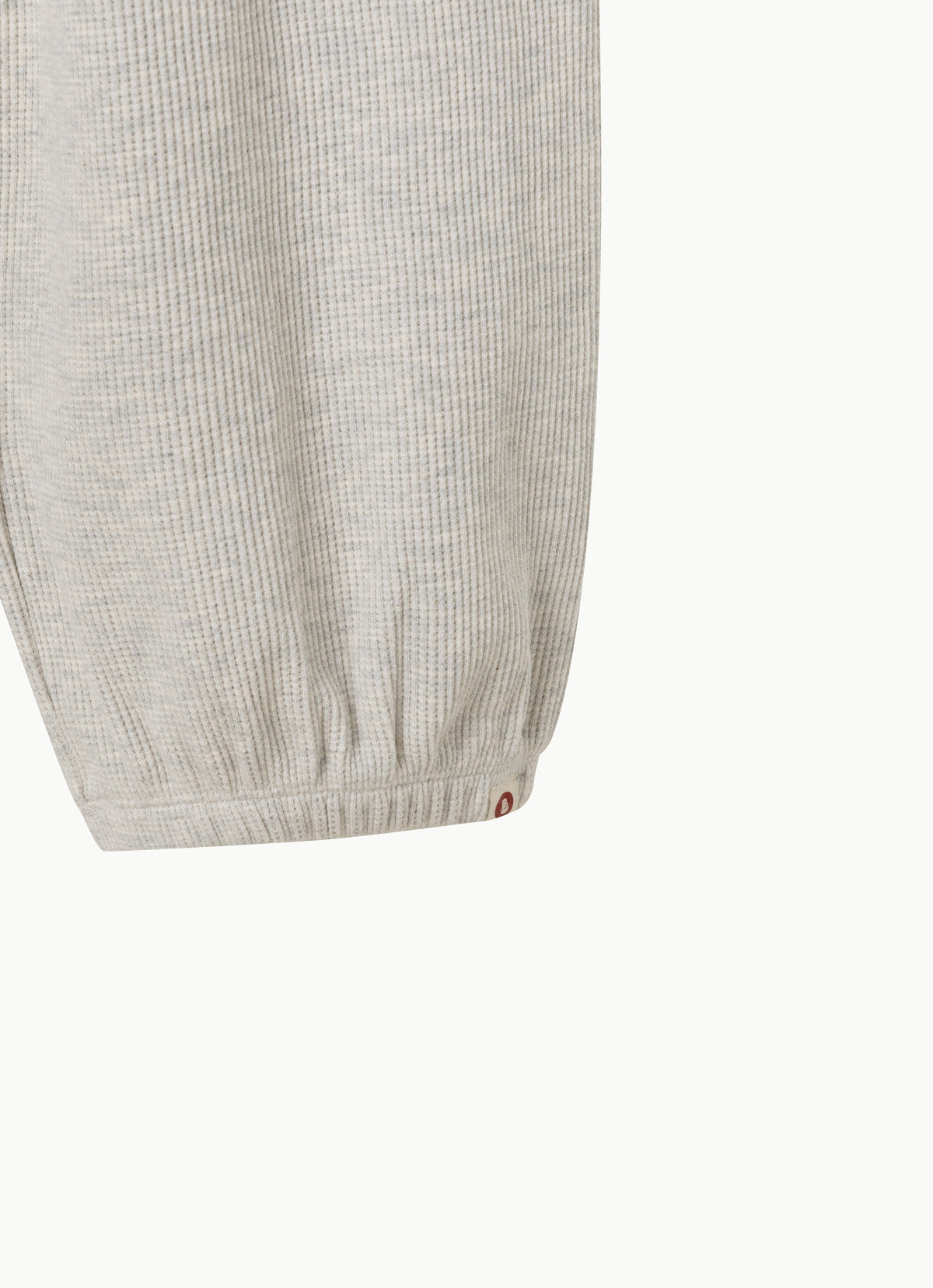 Henley neck overalls_Melange Grey