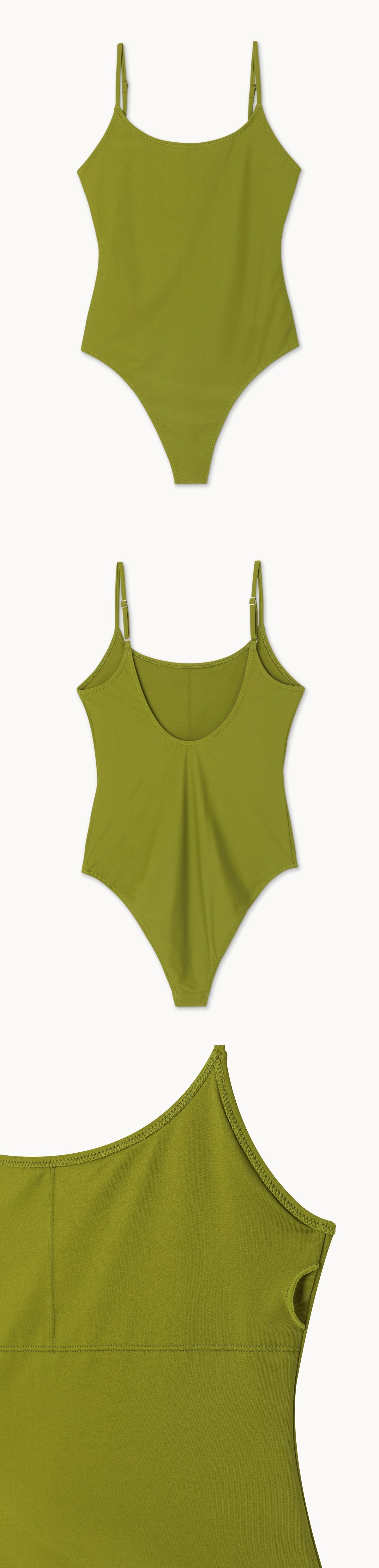 Simple swimsuit_Olive