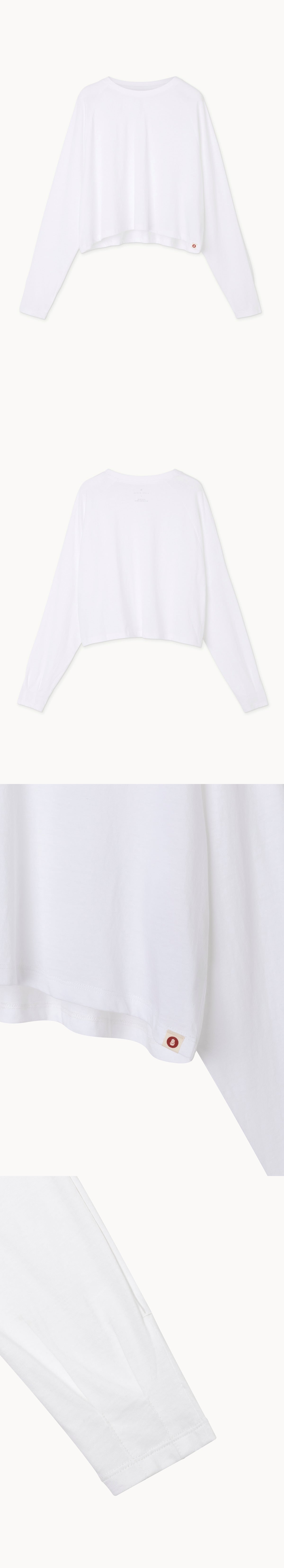 Double hole long sleeve_White