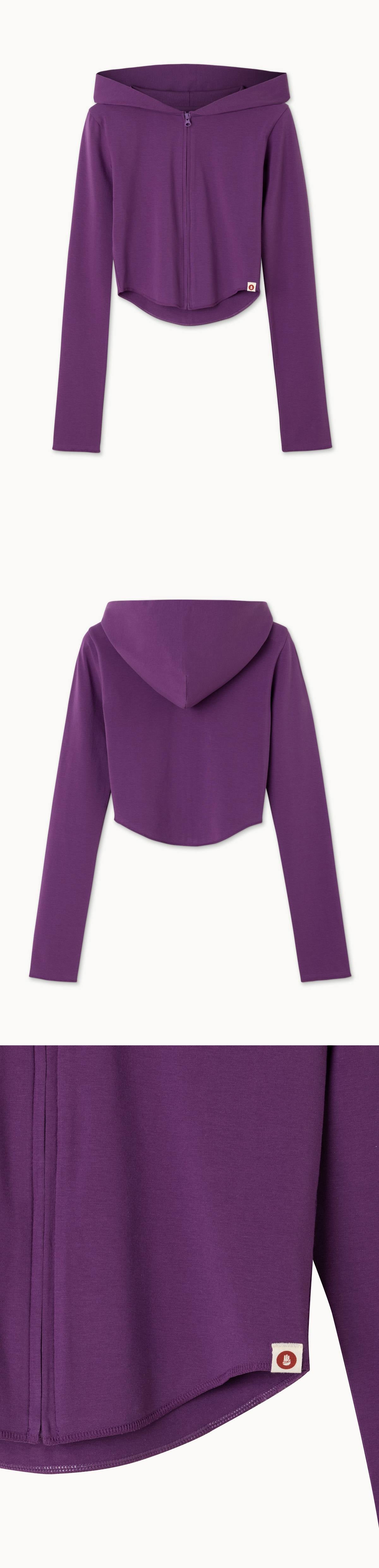 Fortune zip-up_Sunset Purple