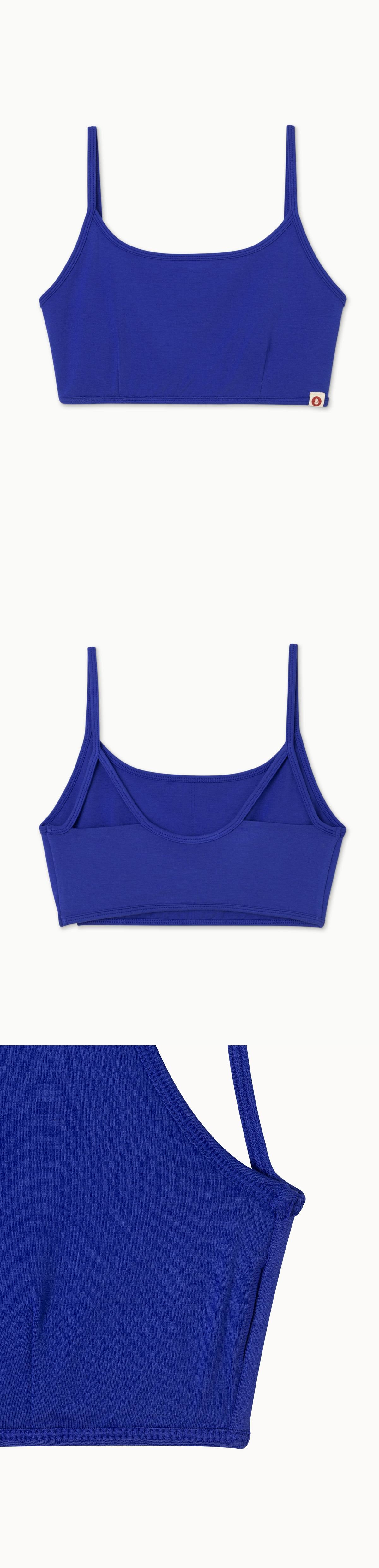 Tri hole bra top_Bluing