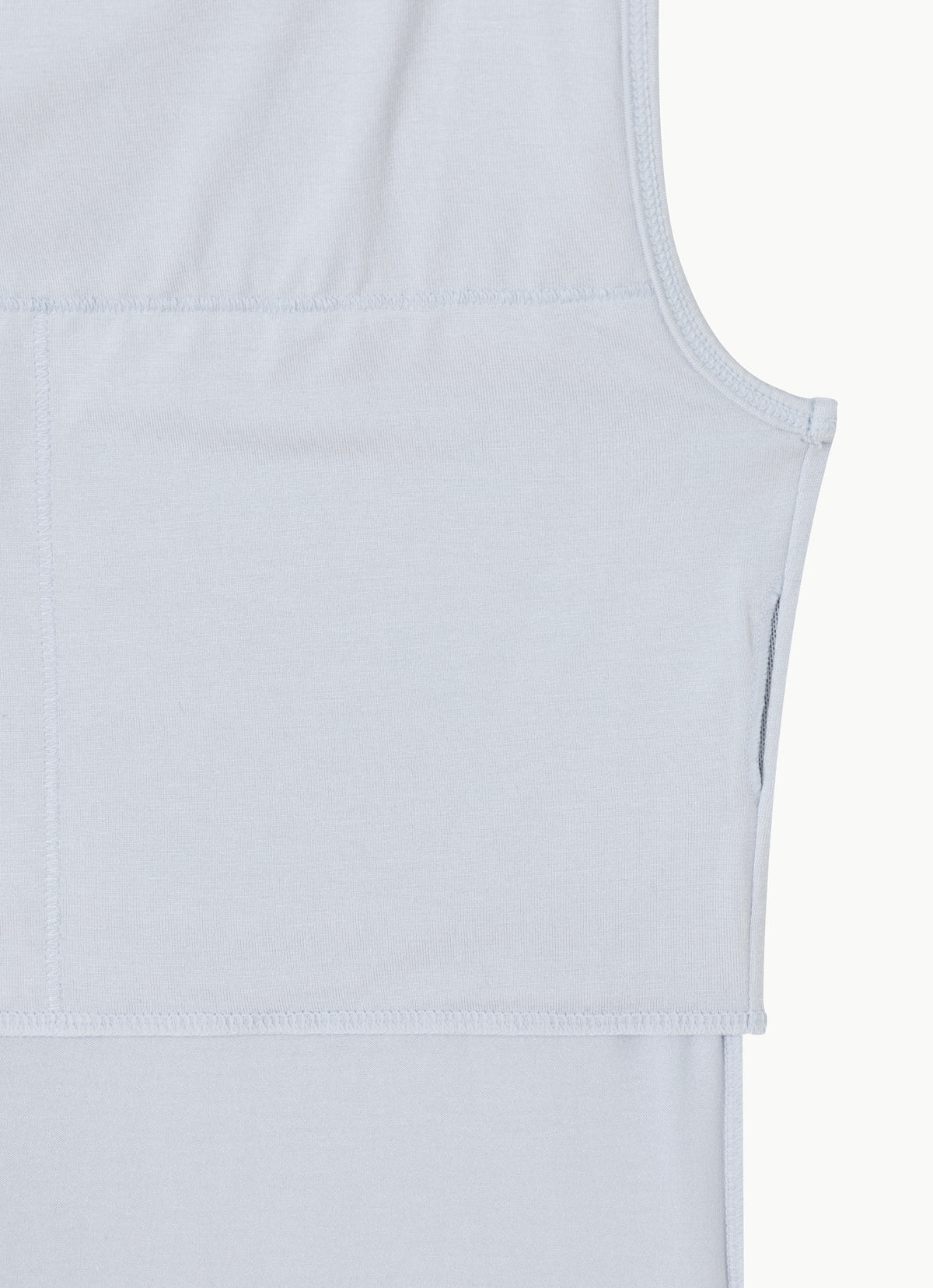 Cross knot tank top_Gray Dawn