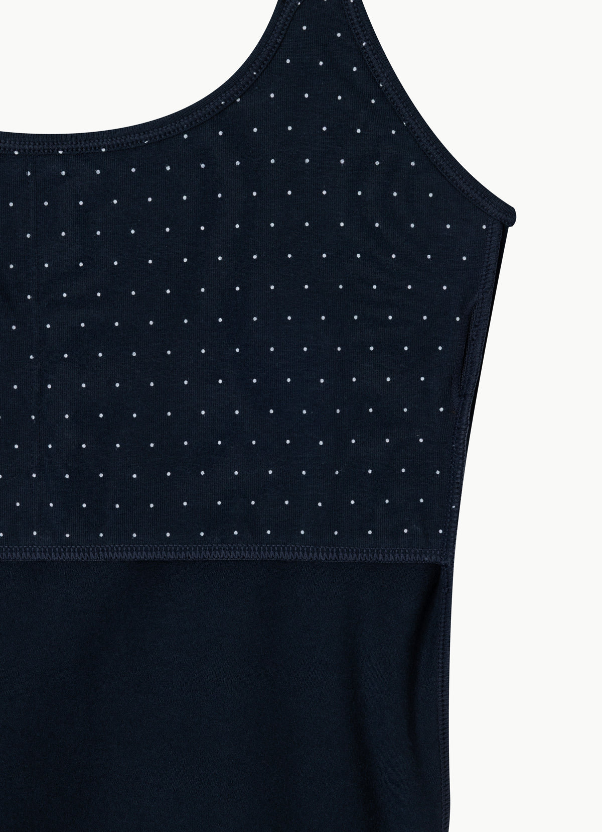 Carrie tank top_dotted_Navy Multi