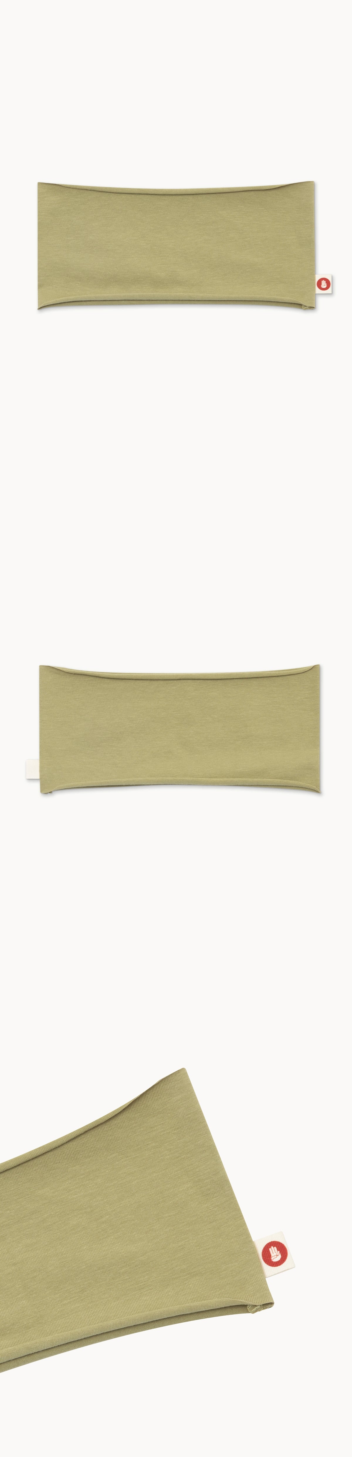 BM wide head band_Khaki
