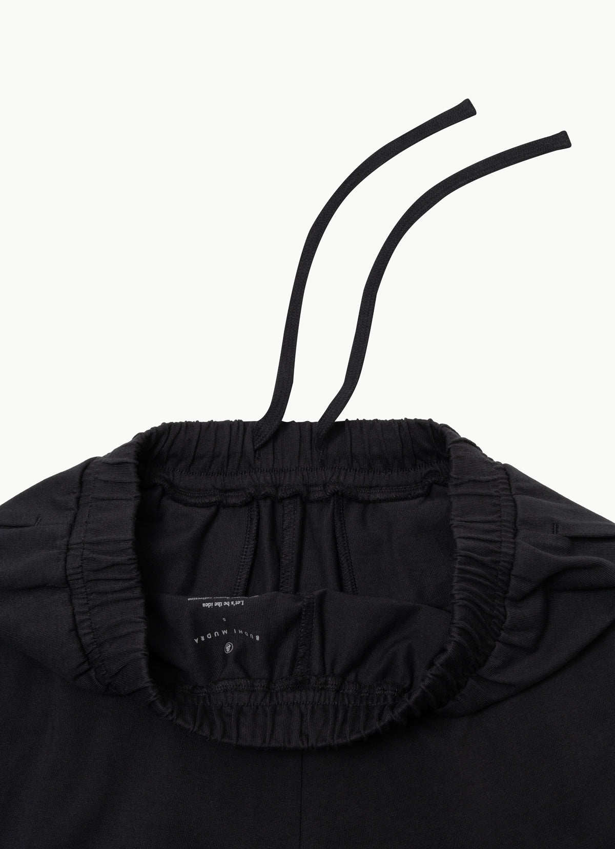Tuck volume pants (Unisex)_Black