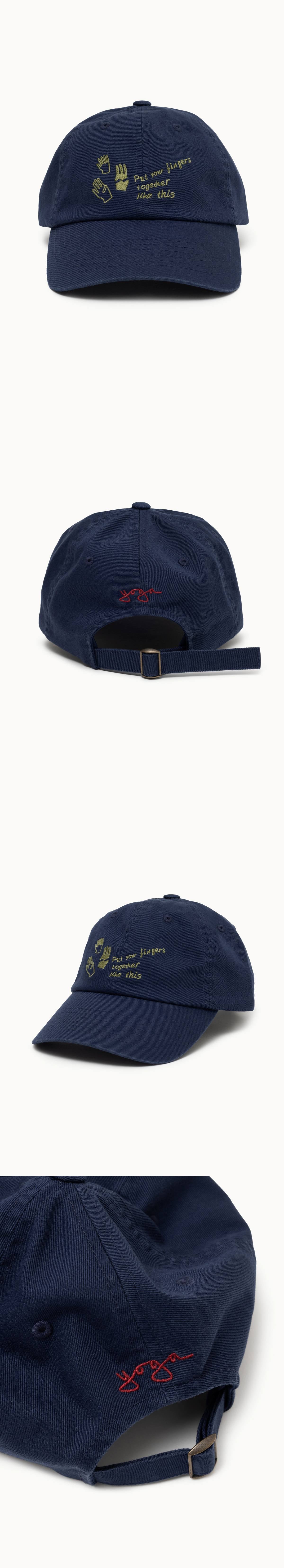 BM graphic cap (Unisex)_Navy