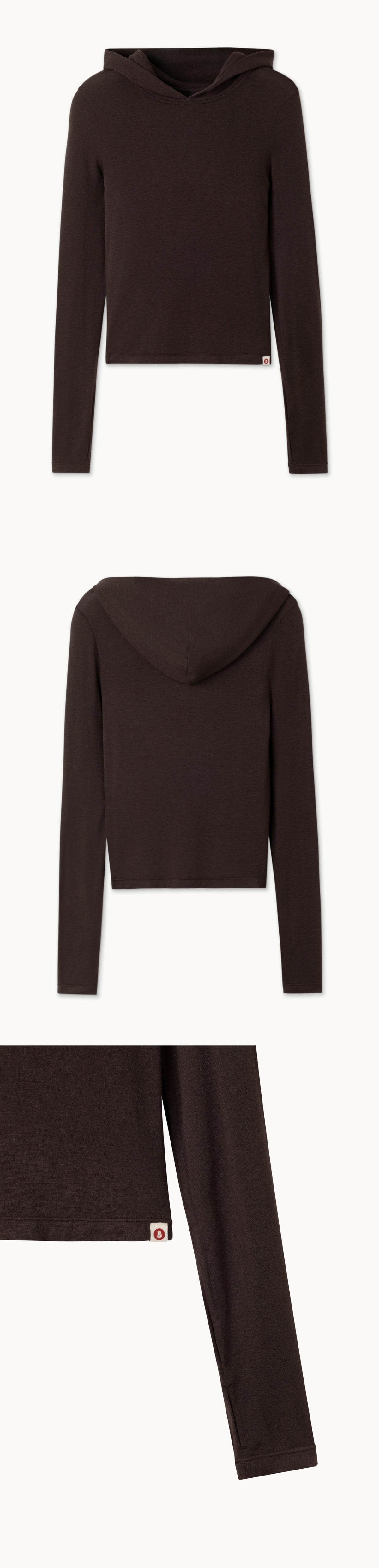 Soft hoodie #2_Brown