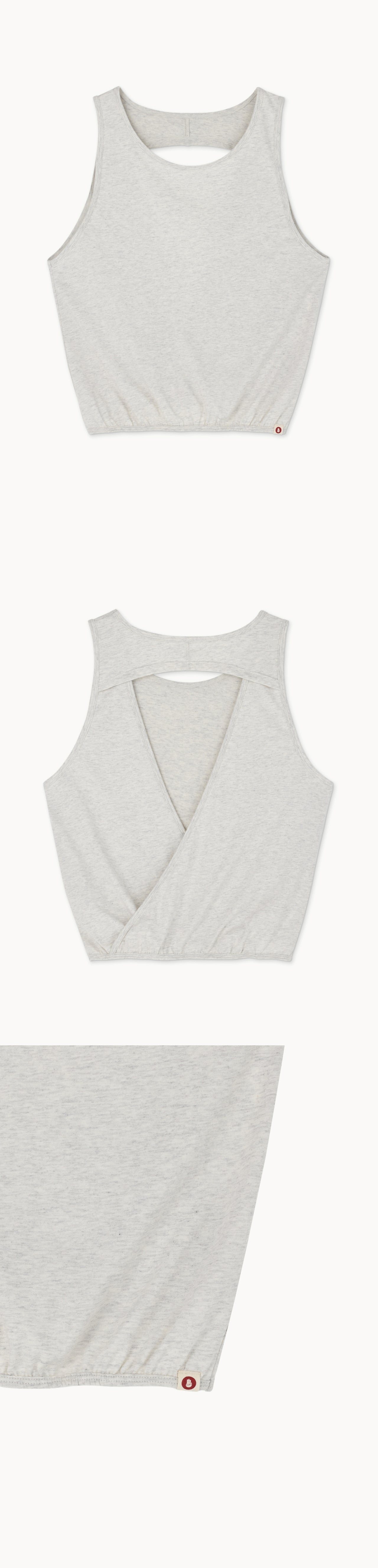 Saya sleeveless_Oatmeal Melange