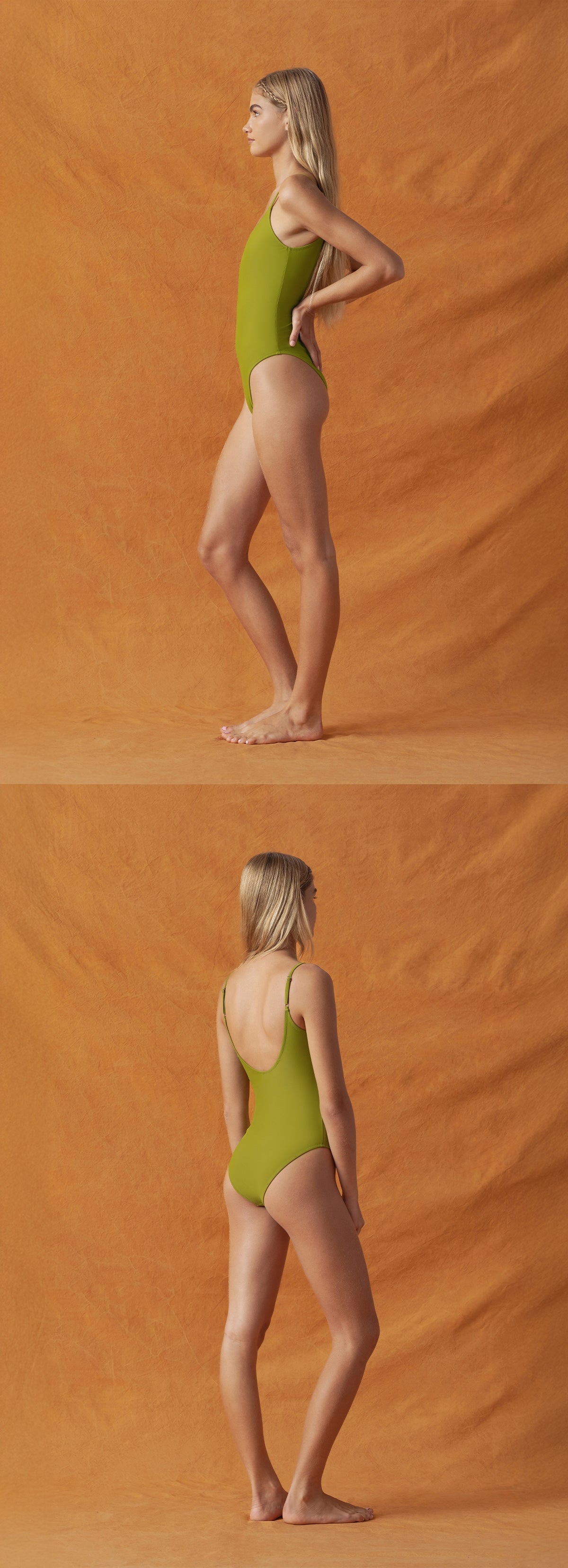 Simple swimsuit_Olive