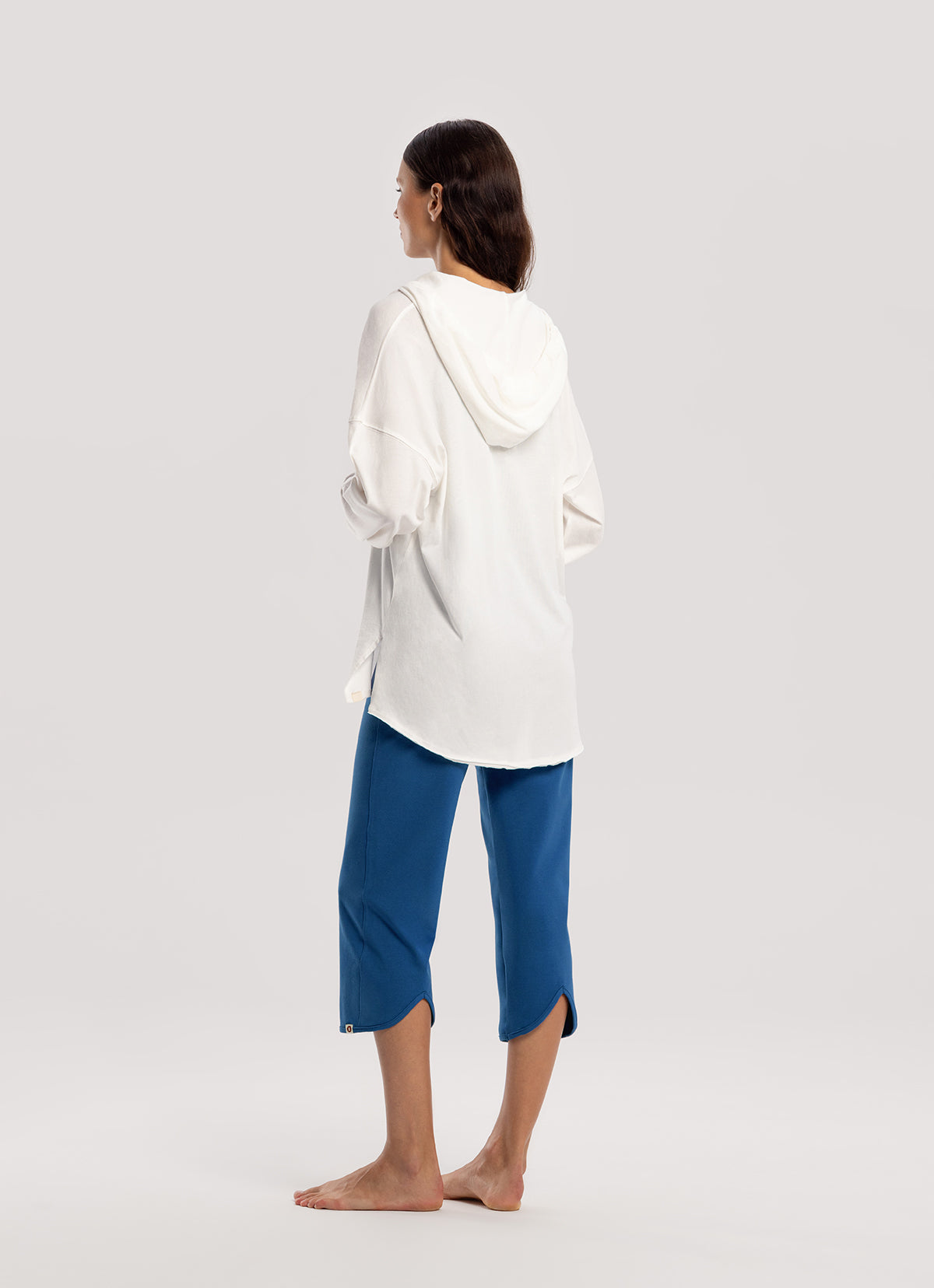 Light string hoodie_White