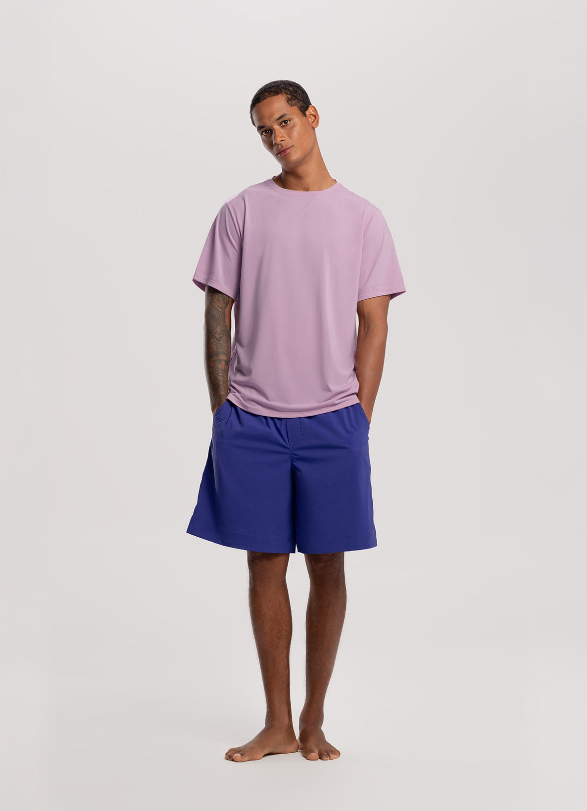 Light shorts (for Men)_Spectrum Blue