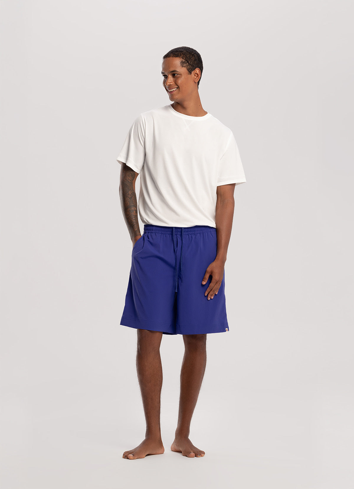 Light shorts (for Men)_Spectrum Blue