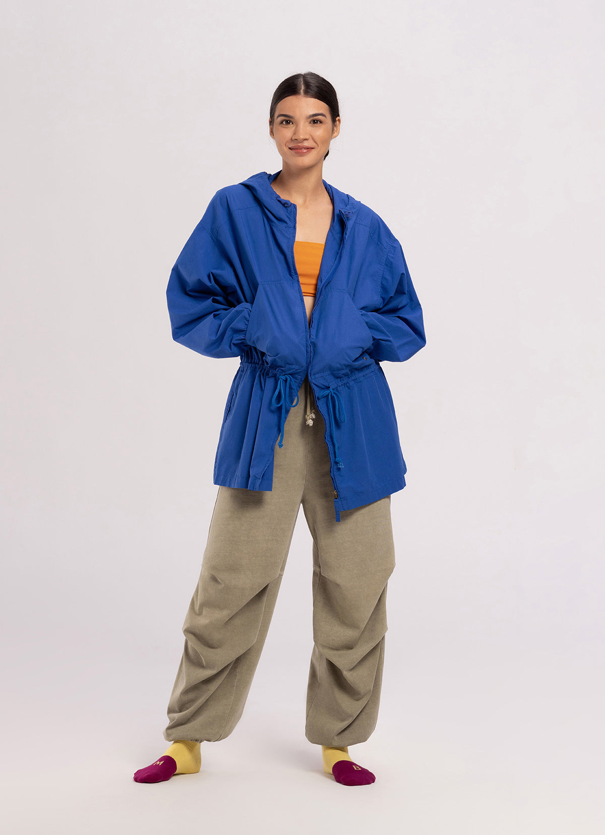 Two-tone ankle socks_Yellow Multi