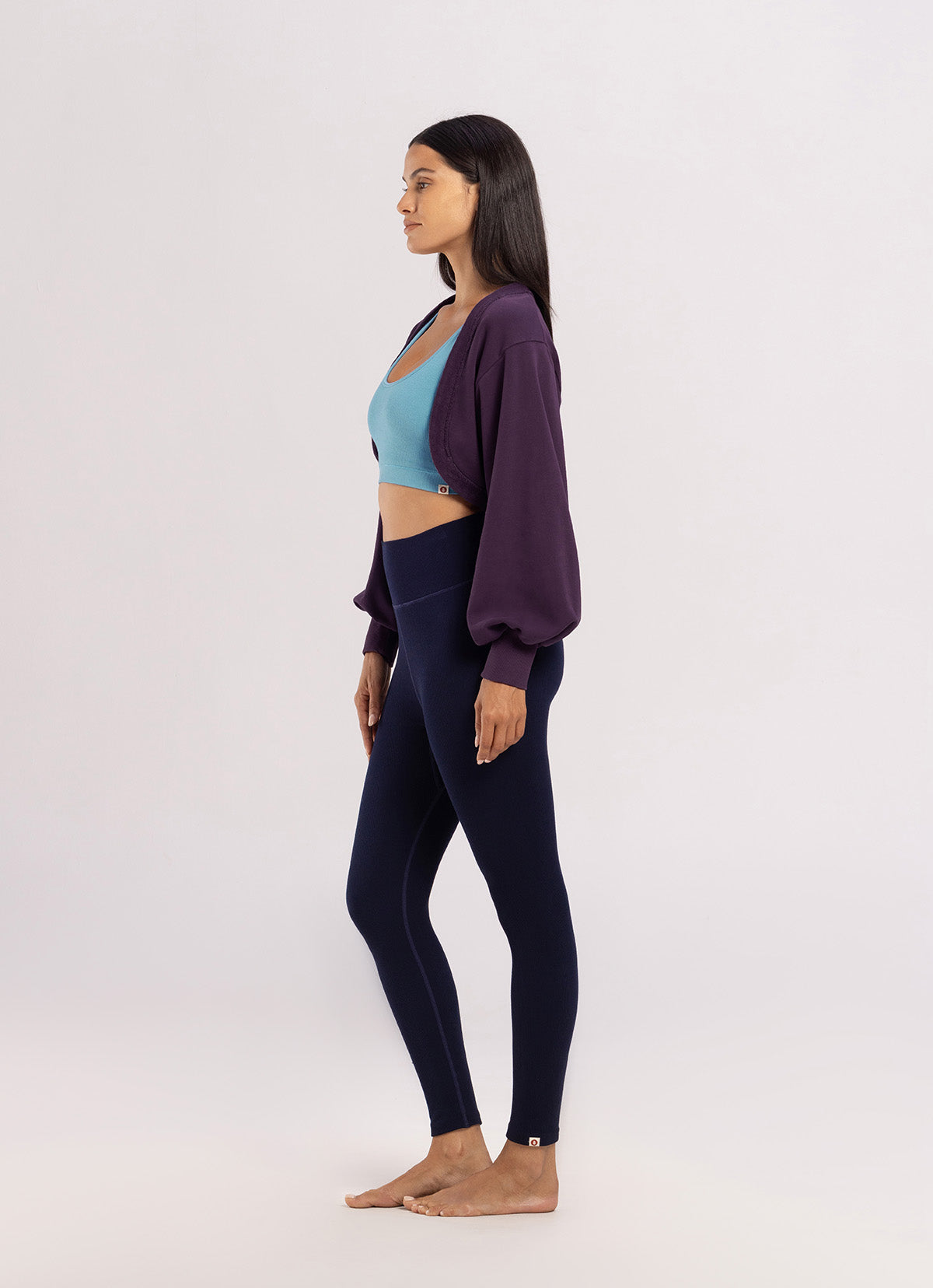 Seamless long leggings_Navy