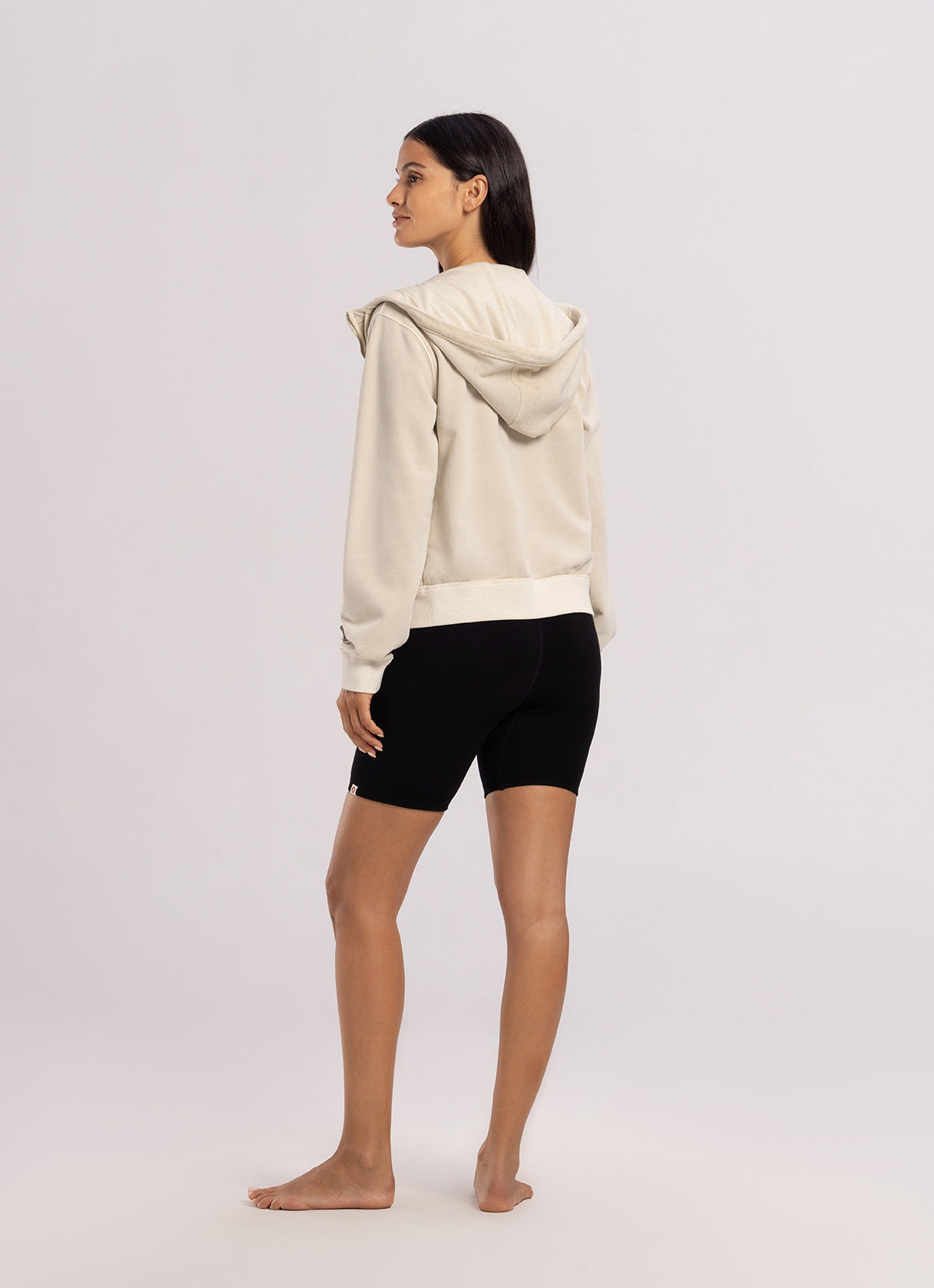 Seamless short leggings_Black