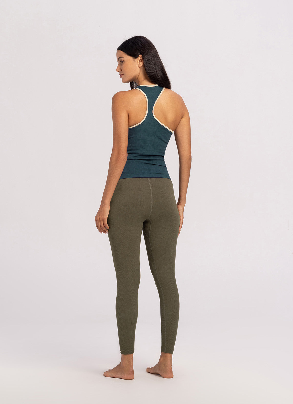 Seamless long leggings_Stone Gray