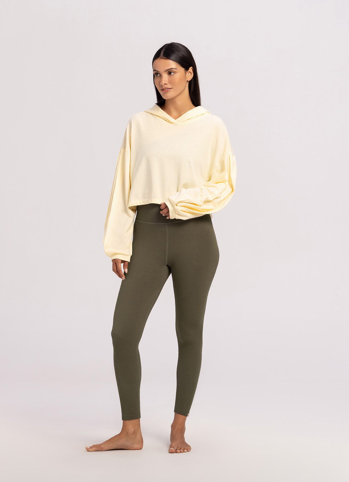 Seamless long leggings_Stone Gray