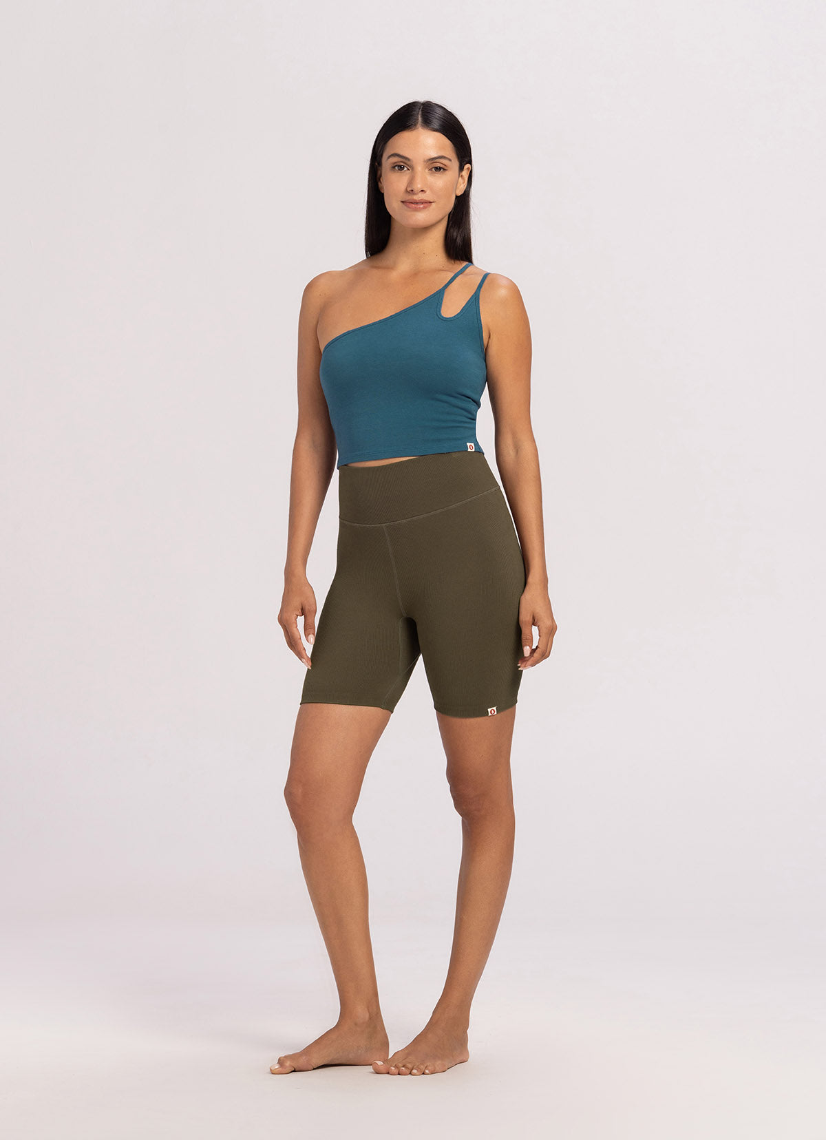 Tilt tank top_Deep Turquoise