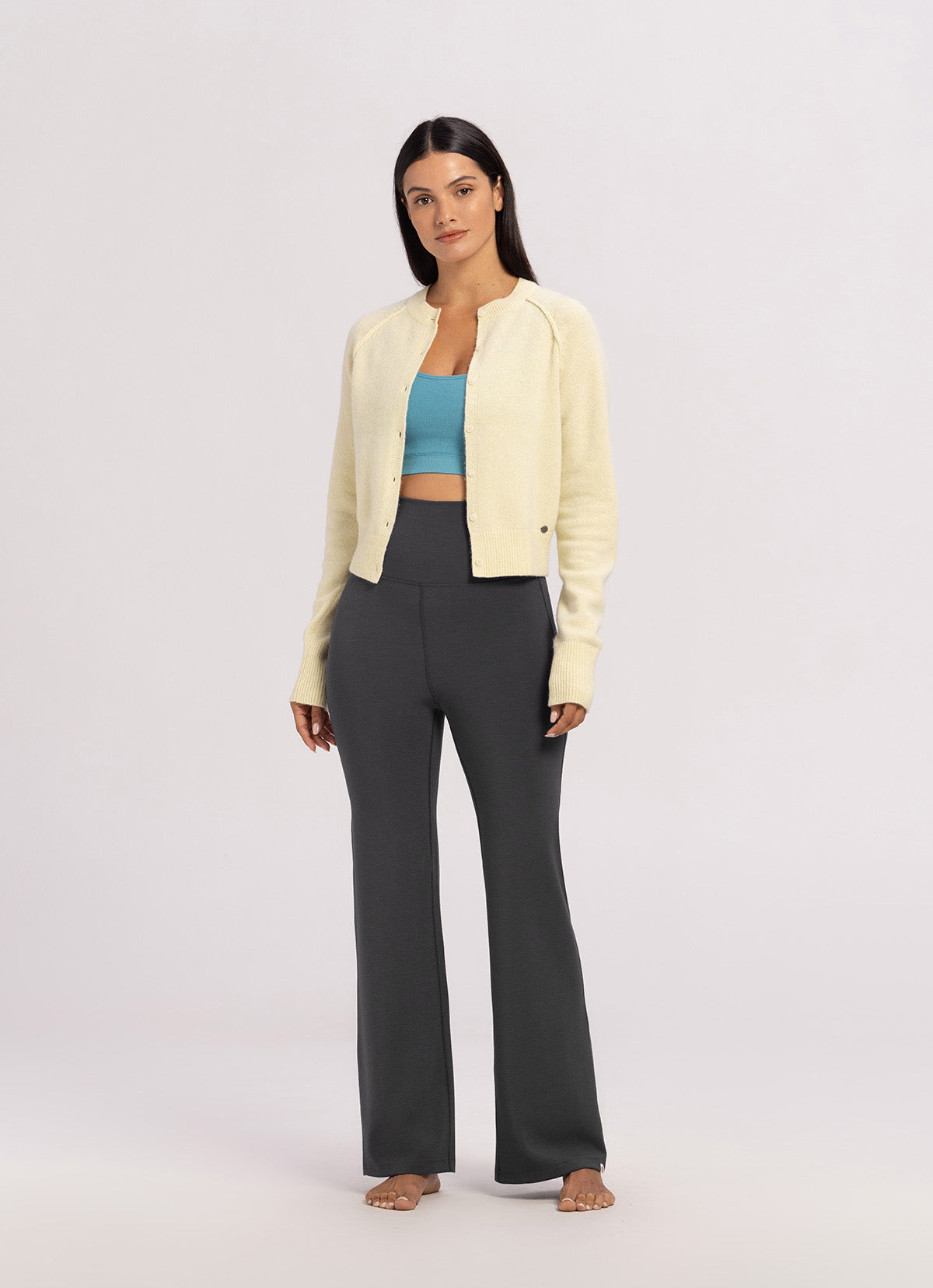 Seamless U line bra top_Delphinium Blue