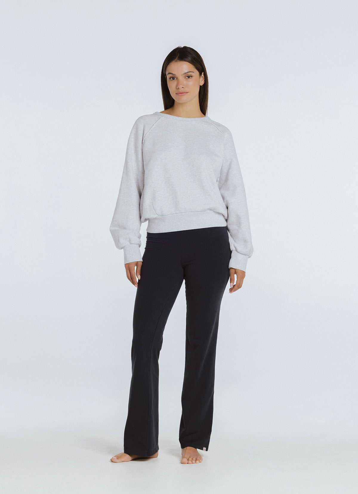 Lubang sweatshirt_Melange Grey