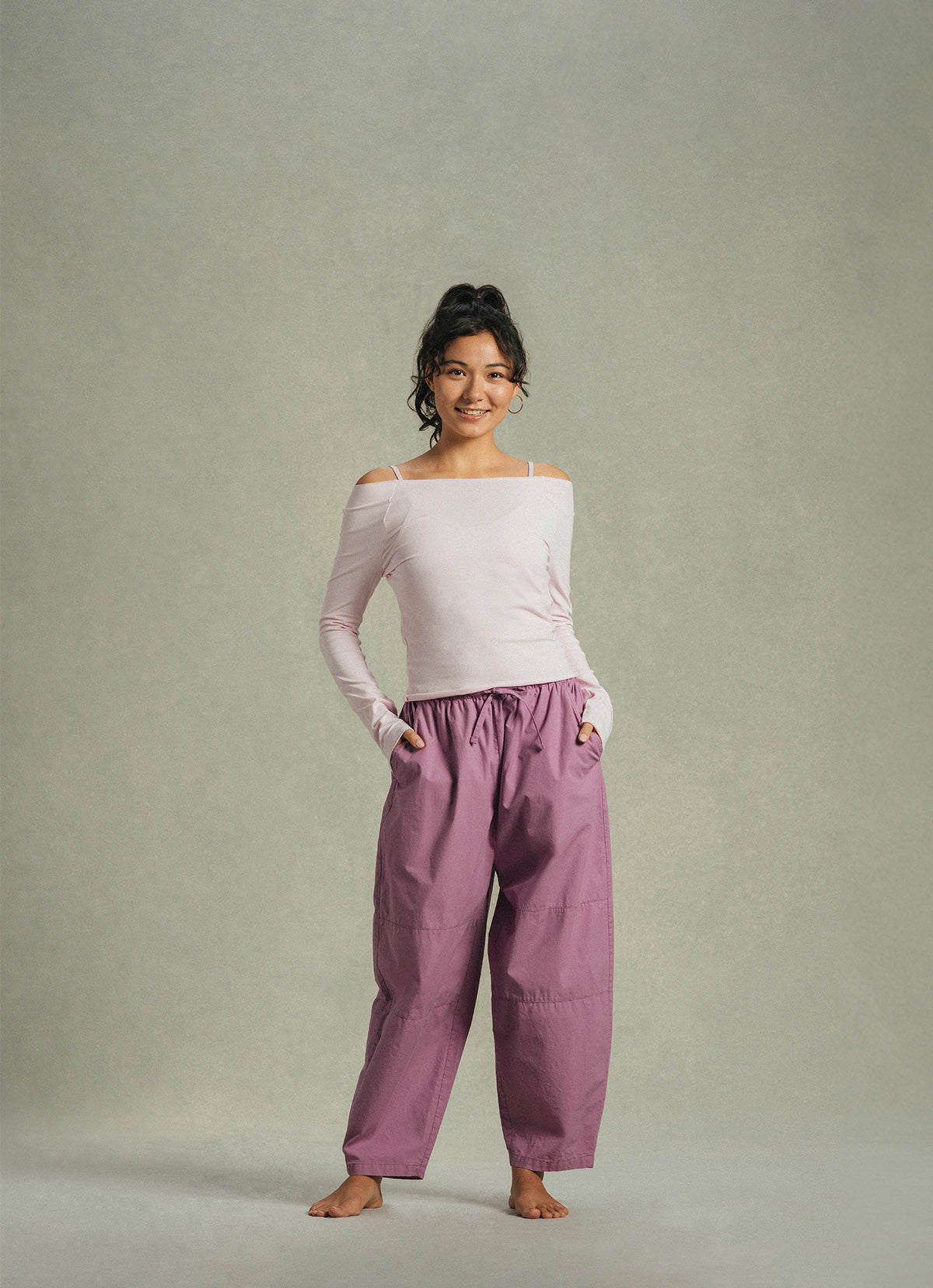 Balon pants_Purple