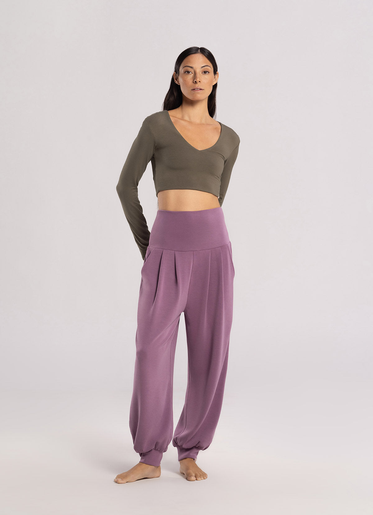 Panah long sleeve_Stone Gray