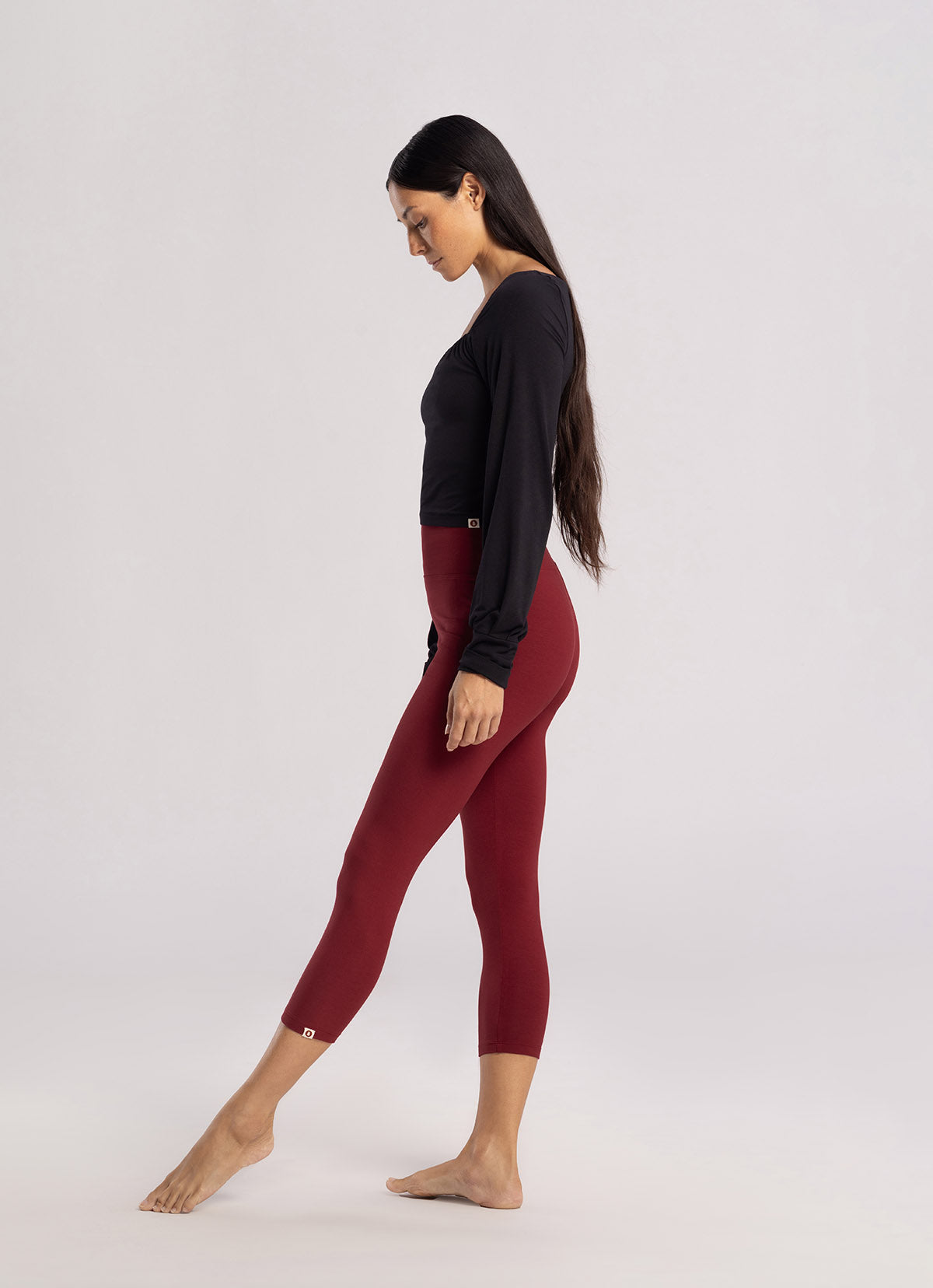 Layered bolero top_Black