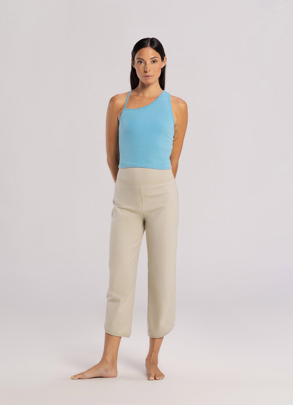 Crossover tank top_Delphinium Blue