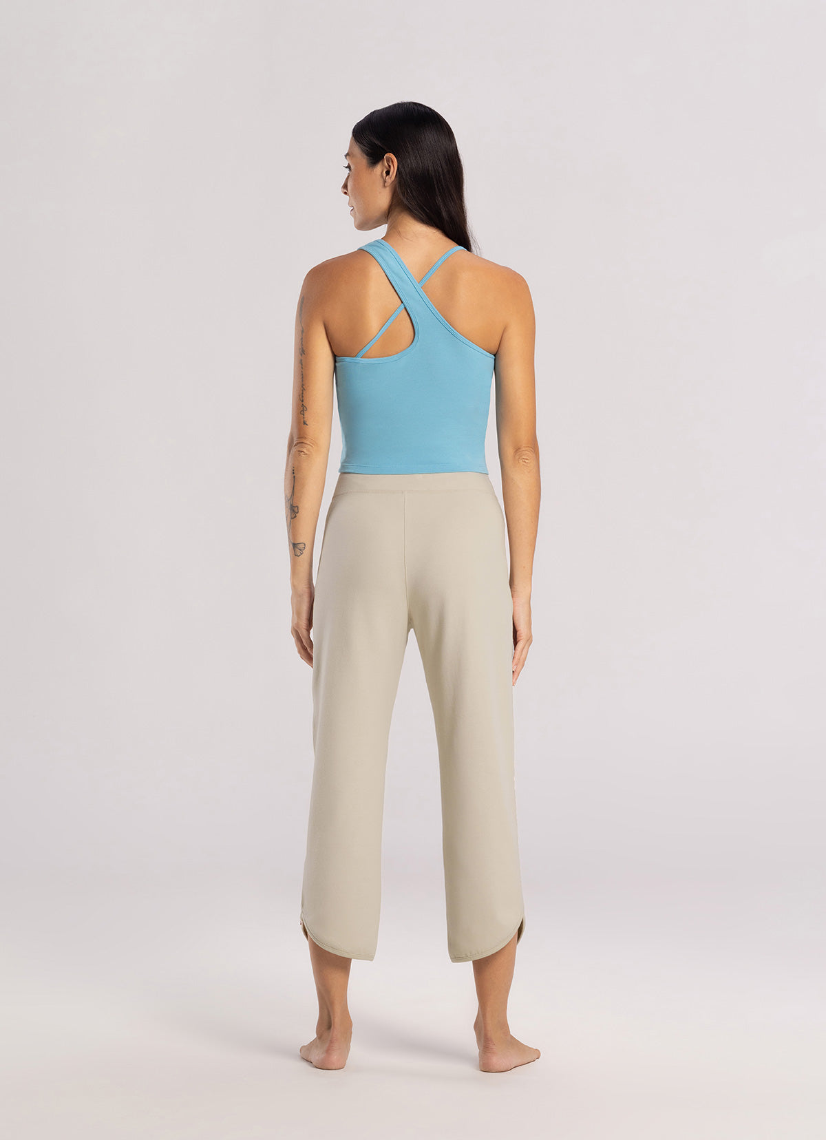 Crossover tank top_Delphinium Blue