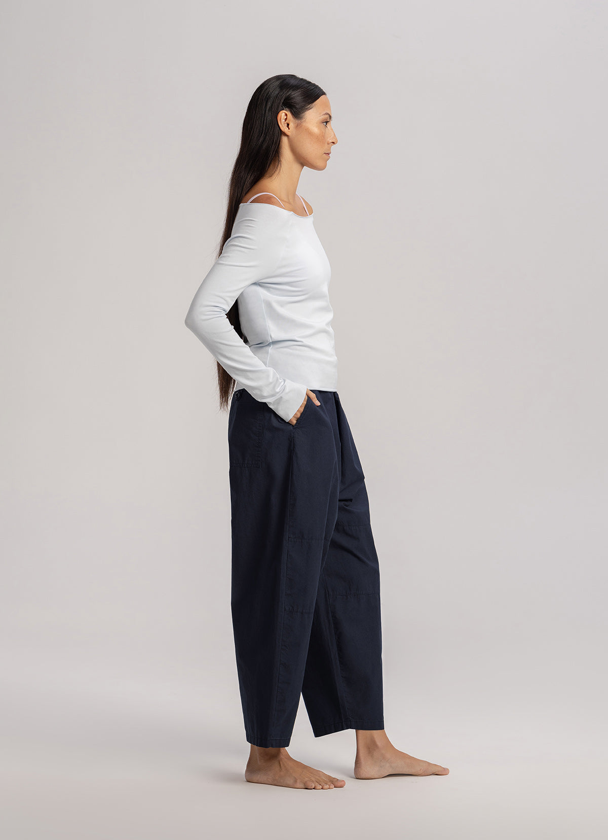 Balon pants_Peacoat
