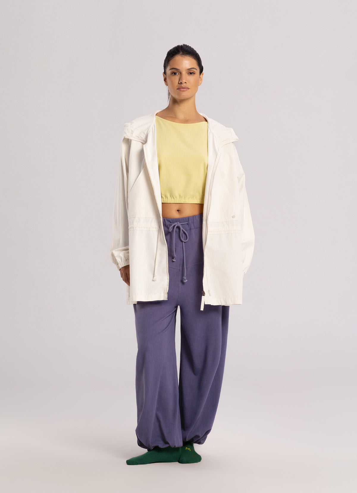 Rib ankle socks_Greener Pastures