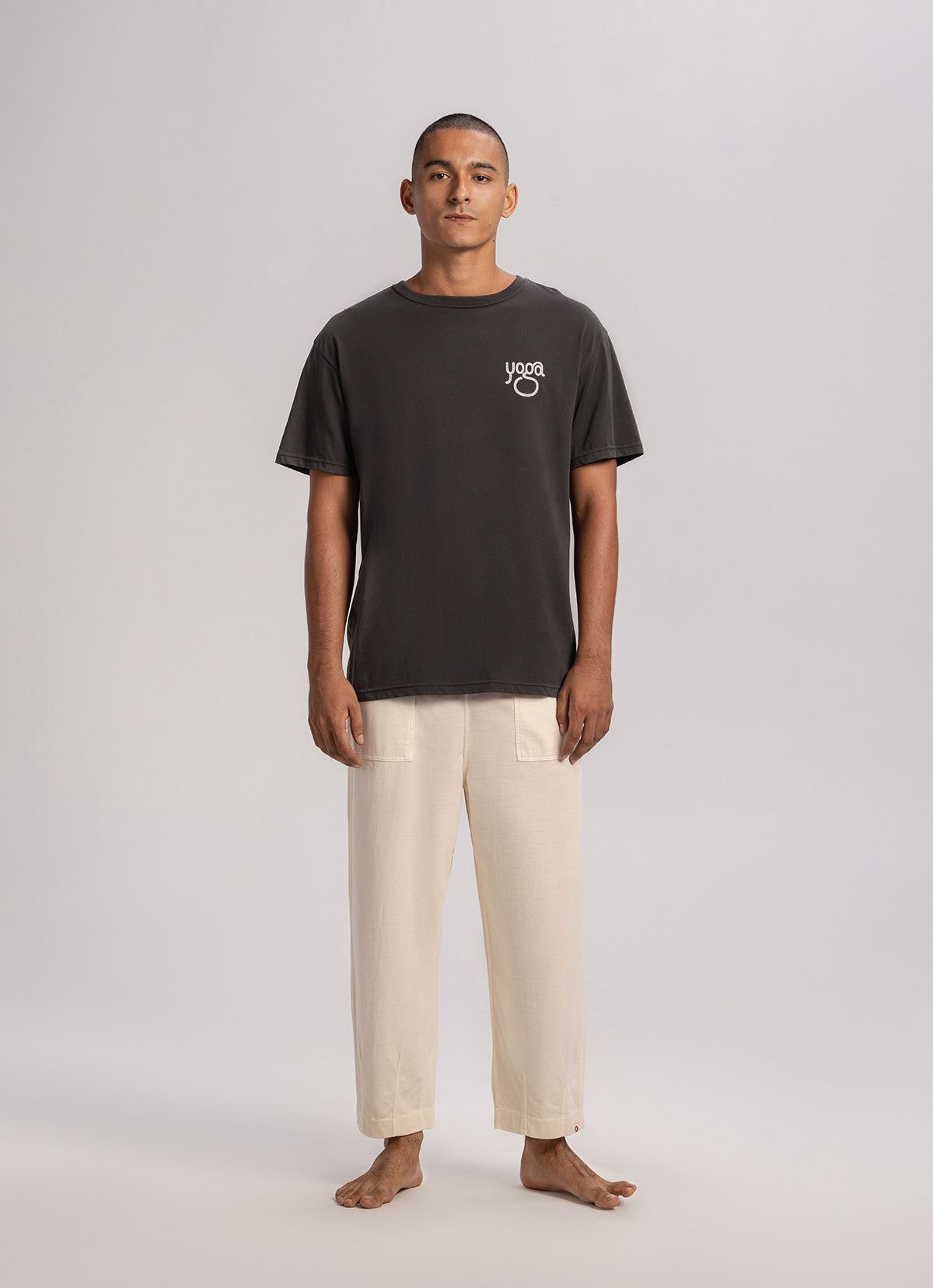 Tapered pants #2 (Unisex)_Beige