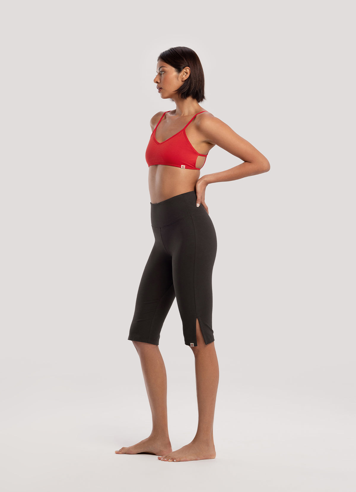 Chevron bra top_Sea storm