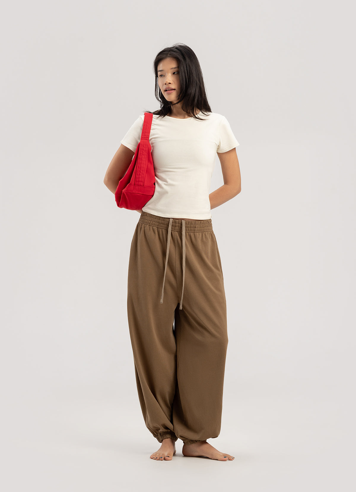 Cut-out short sleeve_Turtledove