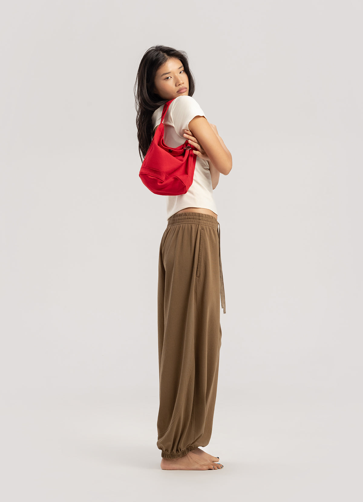 Cut-out short sleeve_Turtledove