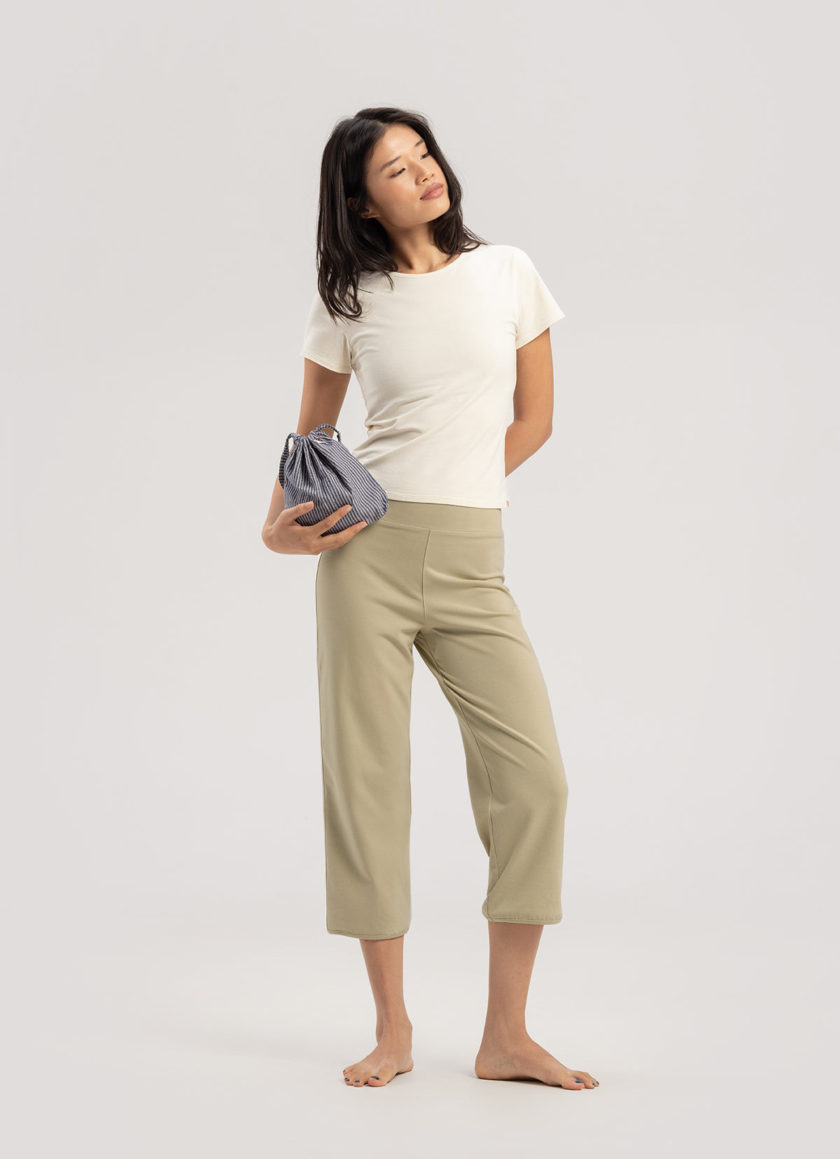 Cut-out short sleeve_Turtledove