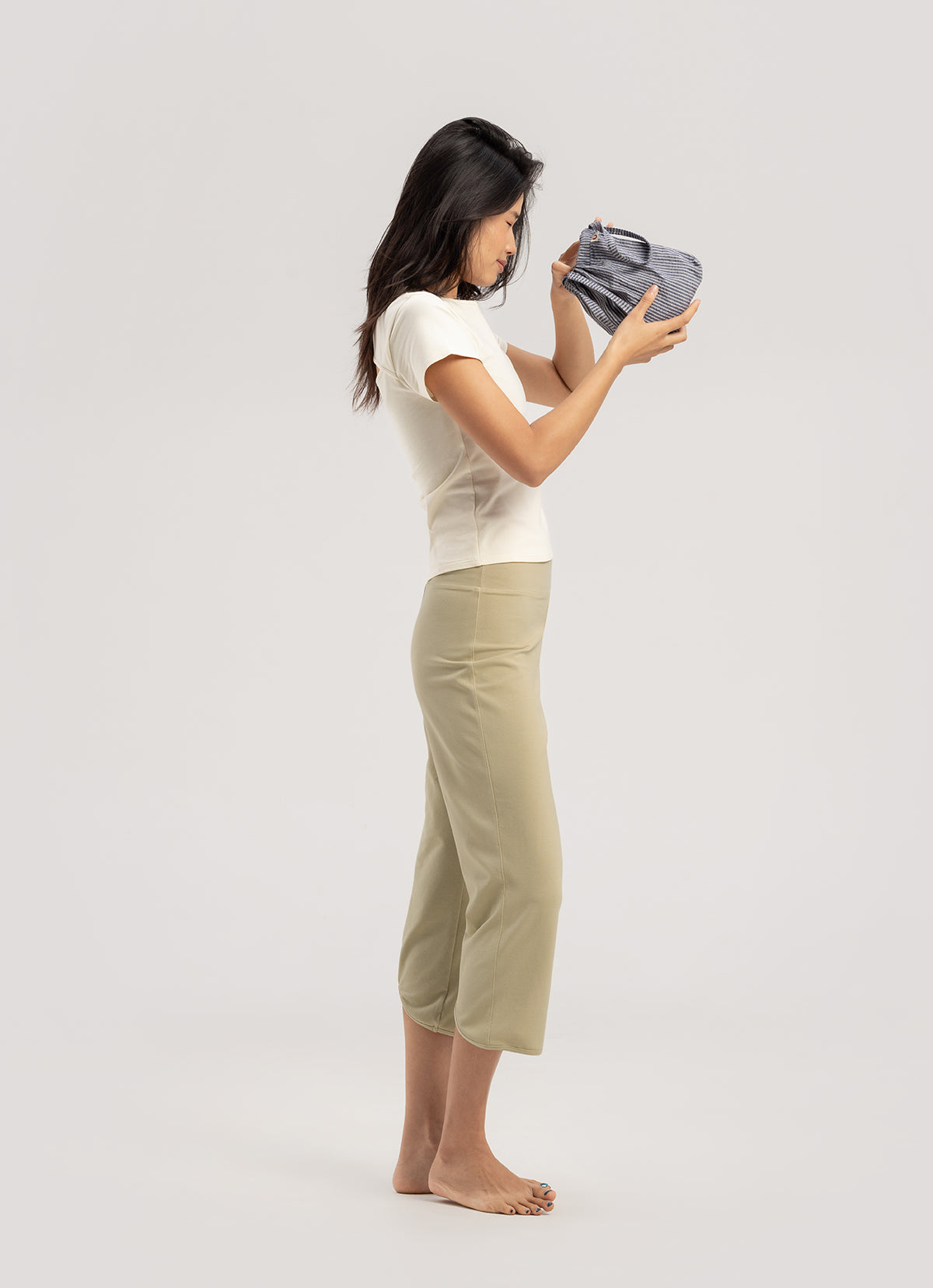 Cut-out short sleeve_Turtledove