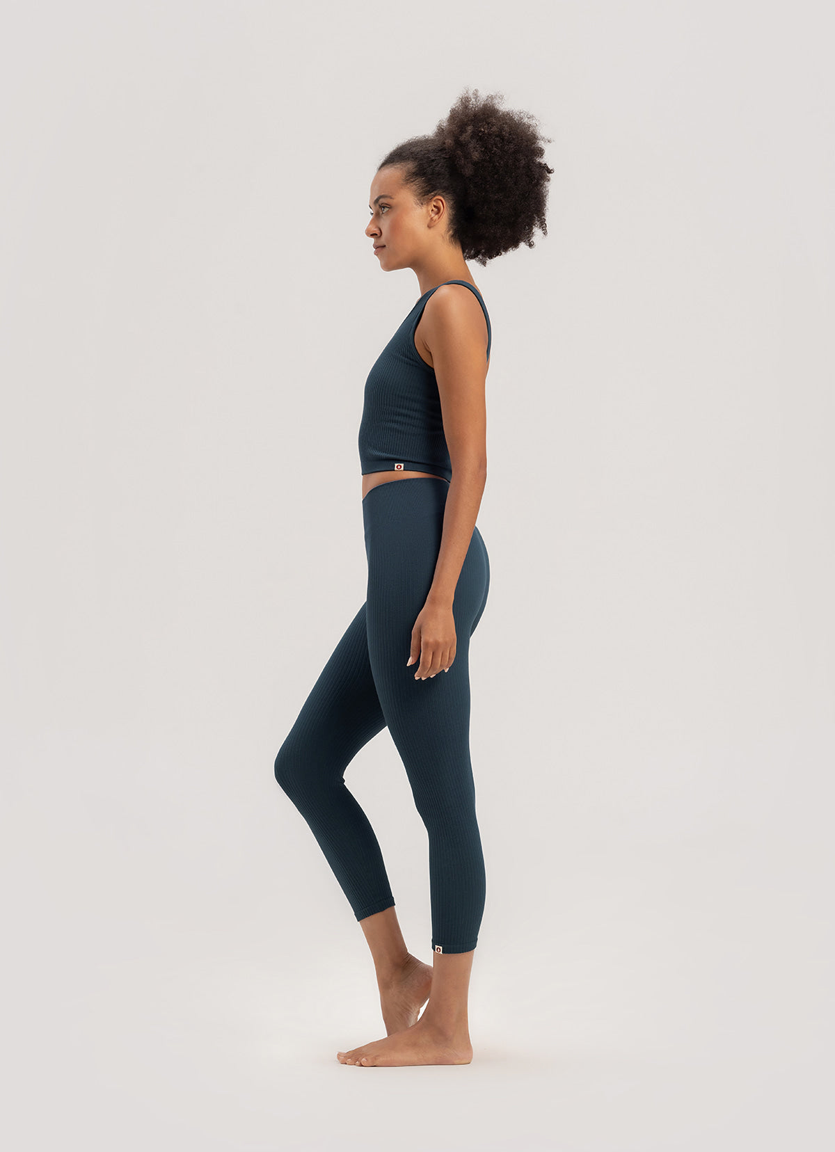 Seamless crop pants_Orion Blue