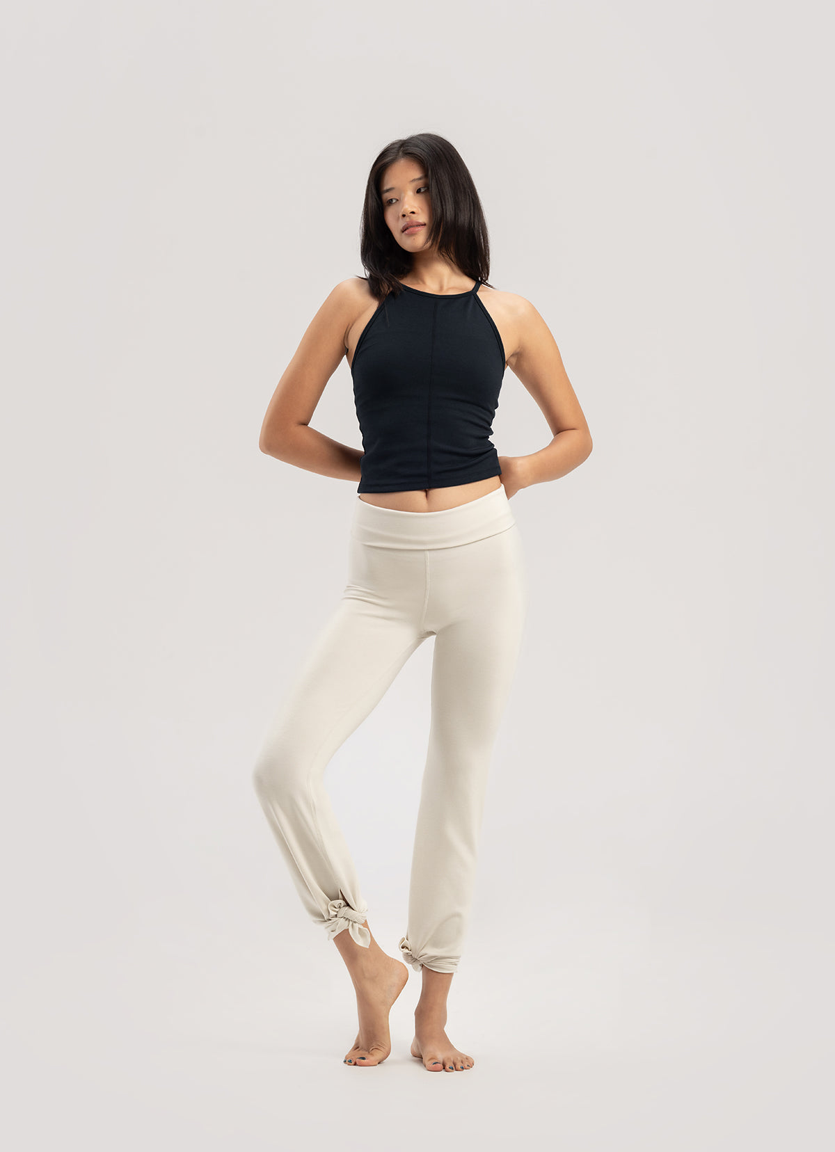 Compact tank top_Black