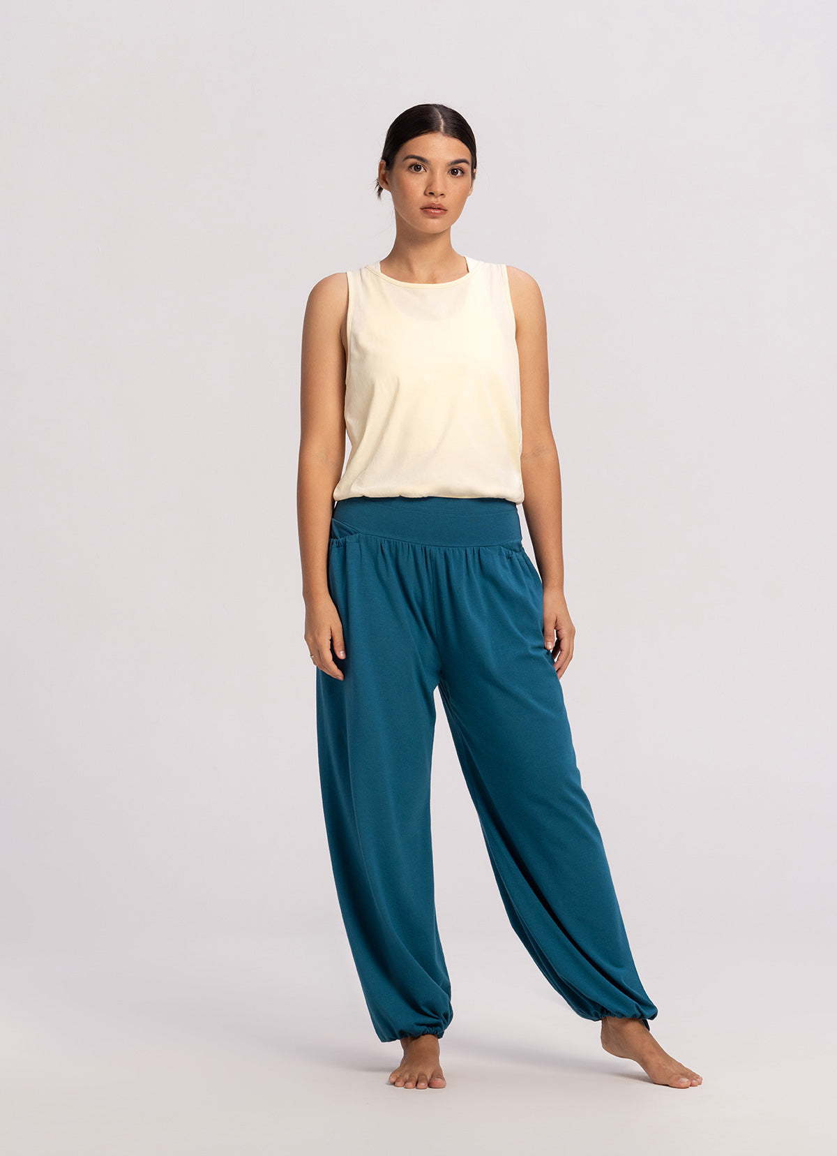 Melipat pants_Deep Turquoise
