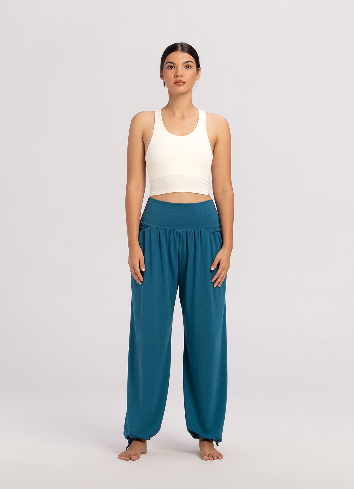 Melipat pants_Deep Turquoise