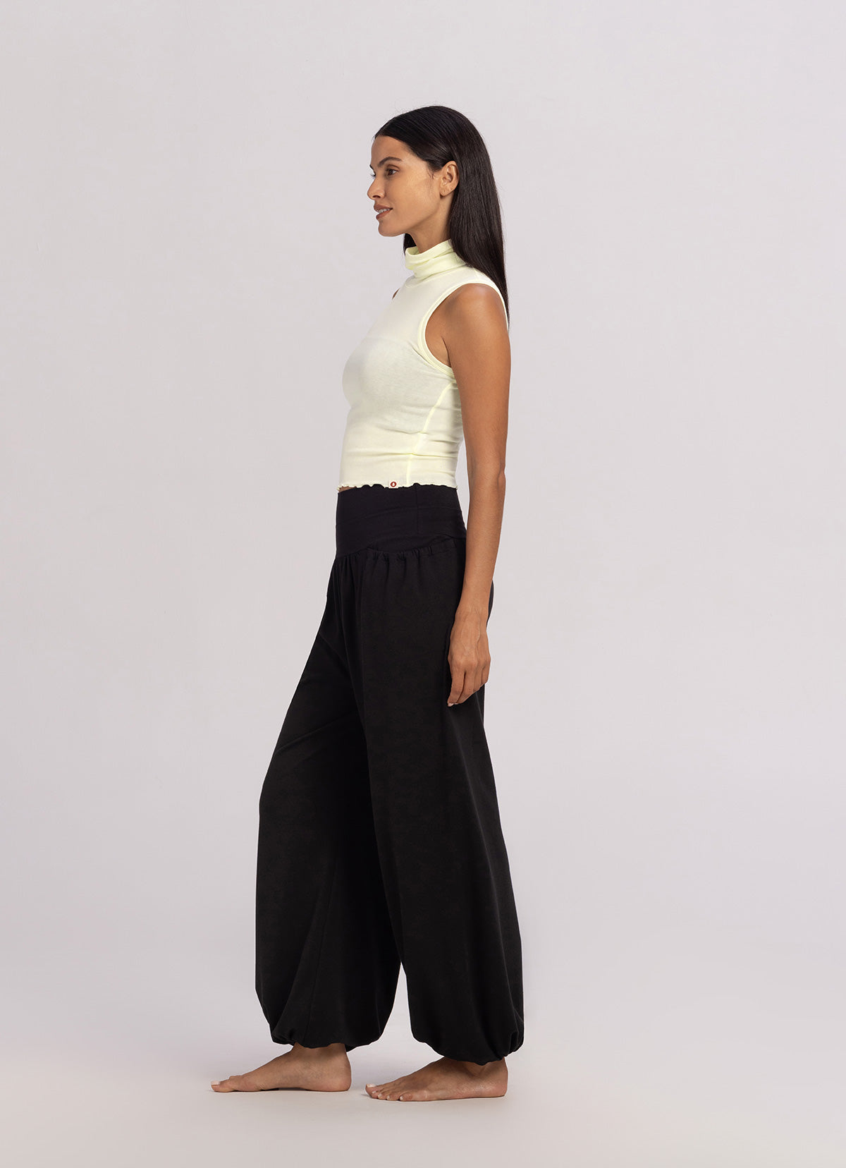 Soft turtleneck sleeveless_Afterglow