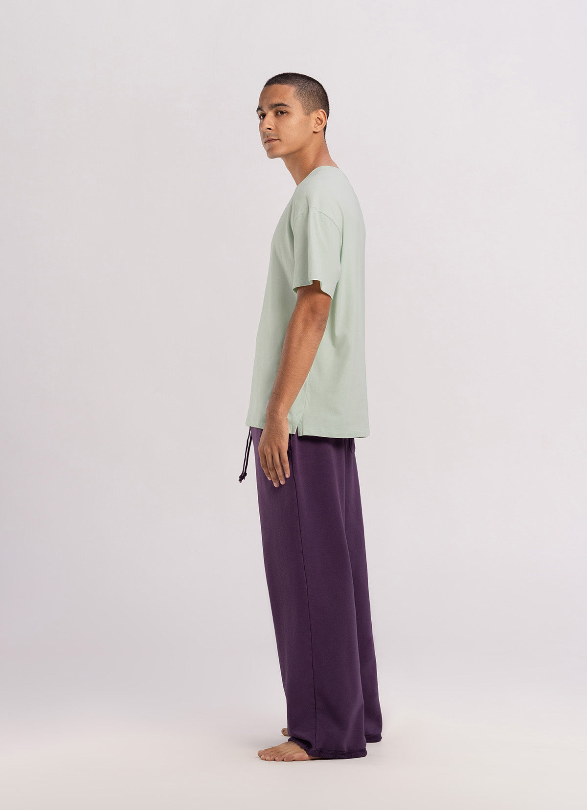 Loose sweat pants (Unisex)_Plum Perfect
