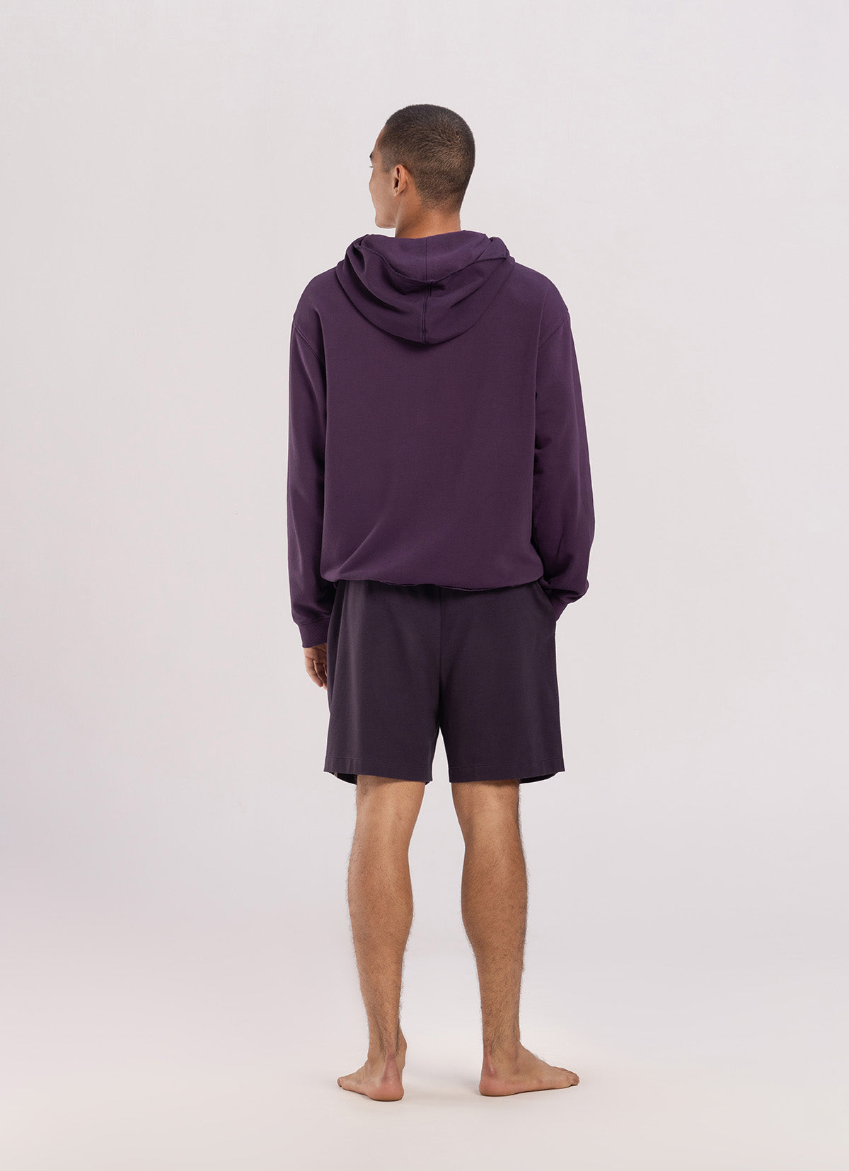 Loose string hoodie (Unisex)_Plum Perfect
