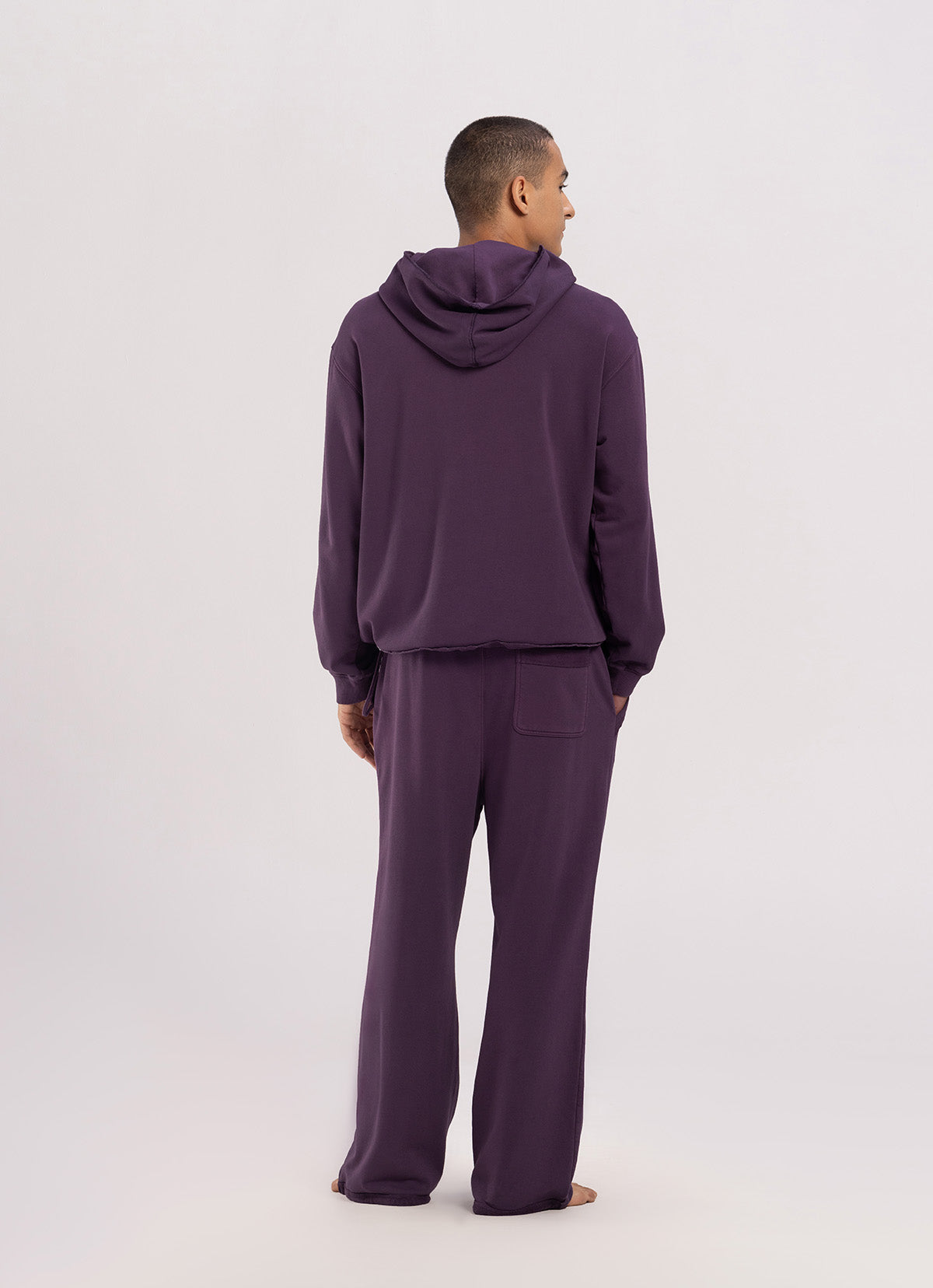 Loose sweat pants (Unisex)_Plum Perfect