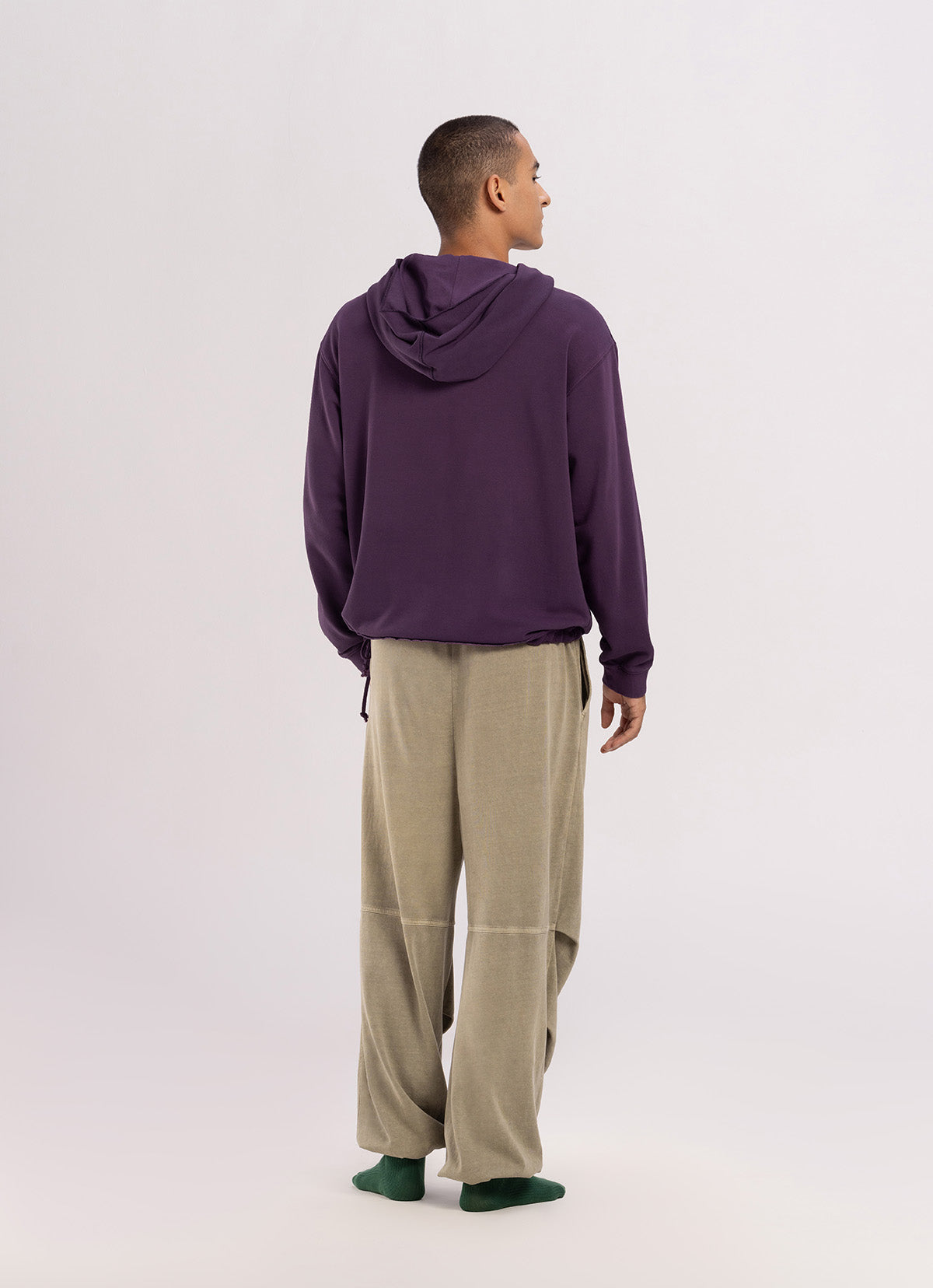 Loose string hoodie (Unisex)_Plum Perfect