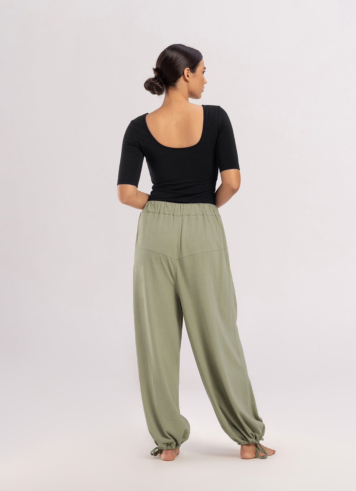 Horizon wide pants_Eucalyptus